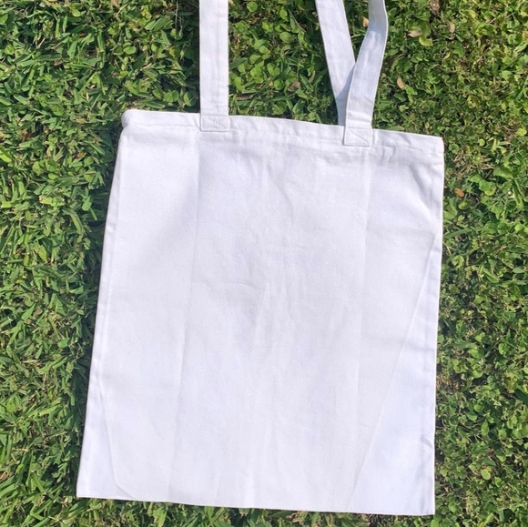 Handmade Cotton Shoulder Bag with Zipper - Picture 2 of 3